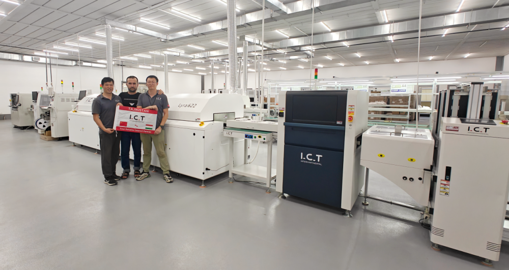 I.C.T LED Production Line I.C.T LED üretim hattı