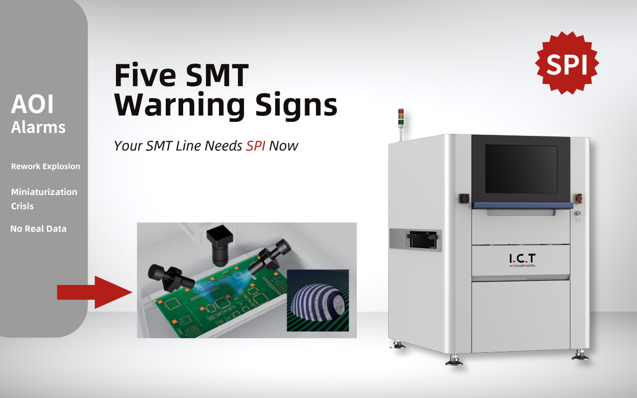 5 Warning Signs Your SMT Line Urgently Needs SPI SMT Hattınızın Acilen SPI İhtiyaç Duyduğu 5 Uyarı İşareti