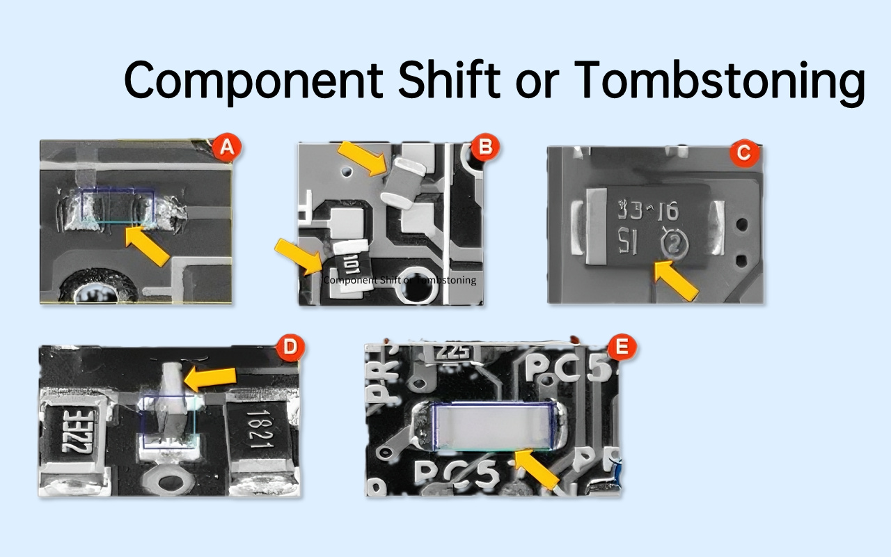 5. Defects AOI Excels At — Where X-ray Is Less Effective 5. AOI Kusuru Üstündür — X Işınının Daha Az Etkili Olduğu Yer