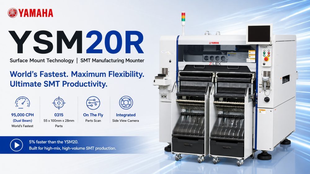 YSM20R Yamaha Modular Smt Line Chip Mounter Machine YSM20R Yamaha Modüler Smt Hattı Chip Mounter Makinası