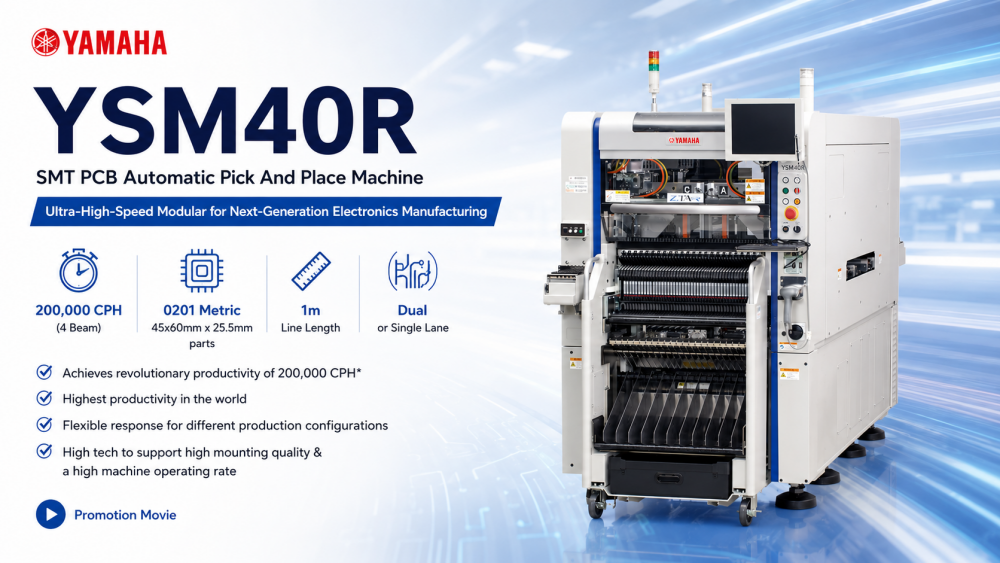 Yamaha Yamaha SMT PCB Automatic Pick And Place Machine Yamaha Yamaha SMT PCB Otomatik Alma ve Yerleştirme Makinesi