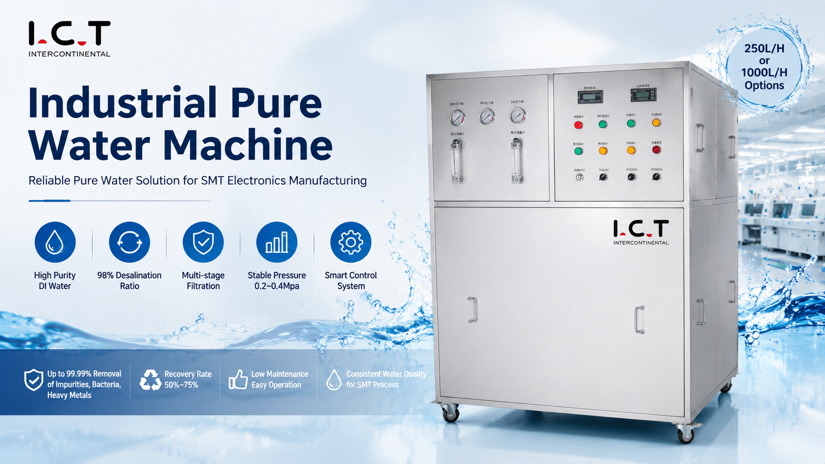 Industrial Pure Water Machine Endüstriyel saf su makinesi