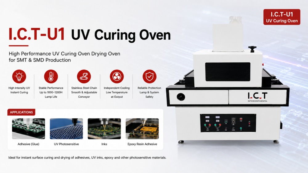 I.C.T-U1 UV Curing Oven I.C.T-U1 UV Kürleme Fırını