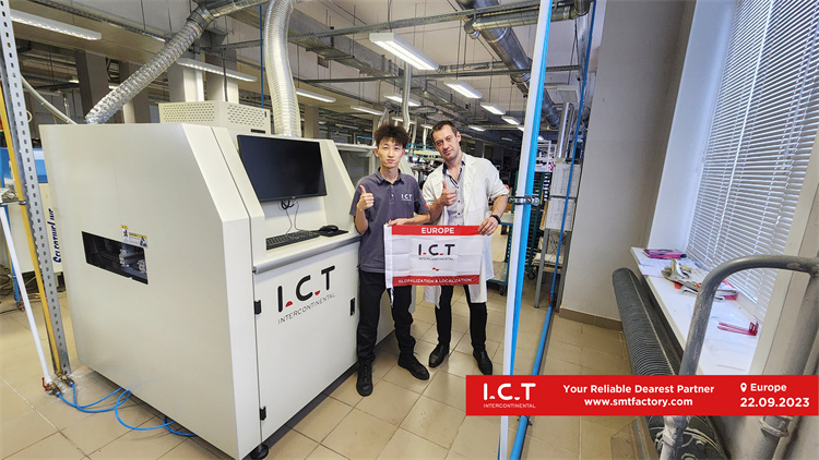 I.C.T Otomotiv Elektroniği için Seçici Dalga Lehimleme Makinesi