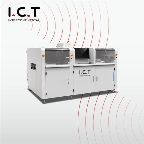 I.C.T PCBA fabrikanızda PCB için Yüksek Dijital Otomatik Seçmeli Çevrimiçi Lehimleme dalga makinesi