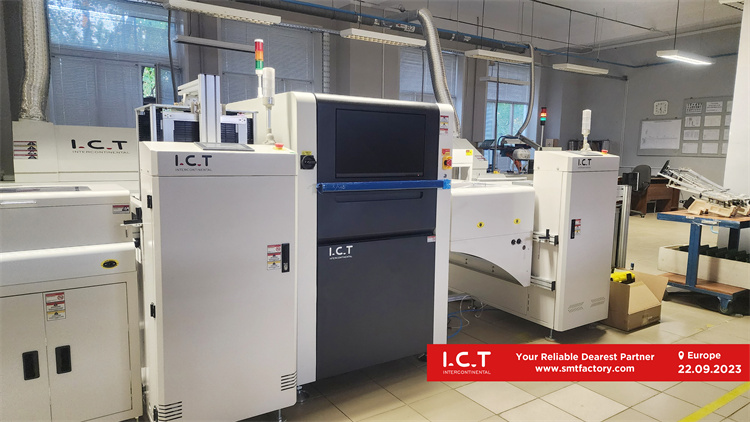 I.C.T AOI otomotiv elektroniği için makine