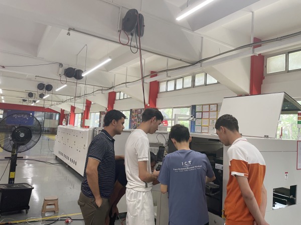 I.C.T 'da lehim macun yazıcı eğitimi ve kabulü