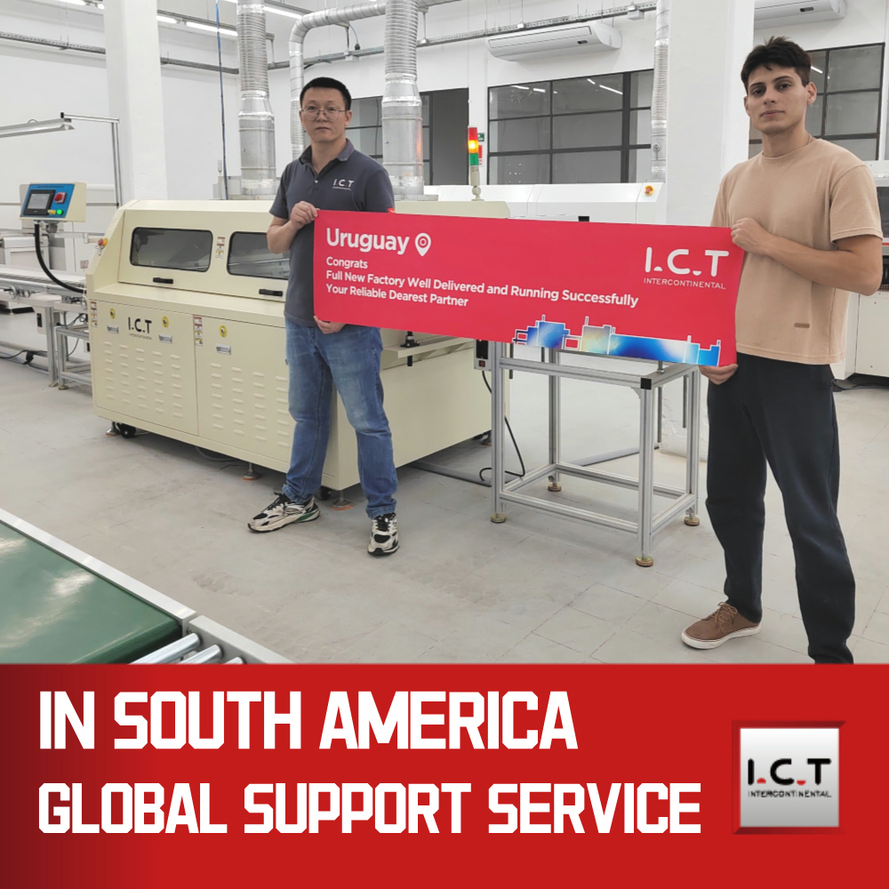 I.C.T | Azot Çin ile Orta Boy Dalga Lehimleme Makinesi