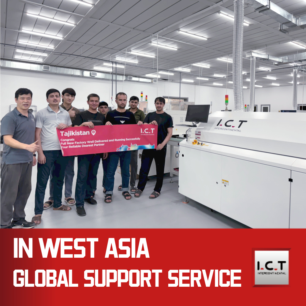 I.C.T | ETA SMT LED Özel Vakumlu Termal Profiler Yeniden Akış Fırın Makinesi