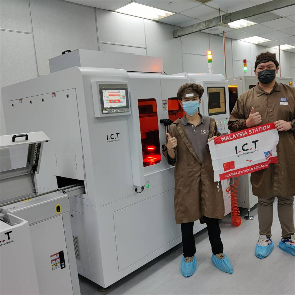 I.C.T | Otomatik Yüzey Tekilleştirme Sistemi PCB Lazer Kesim Makinesi