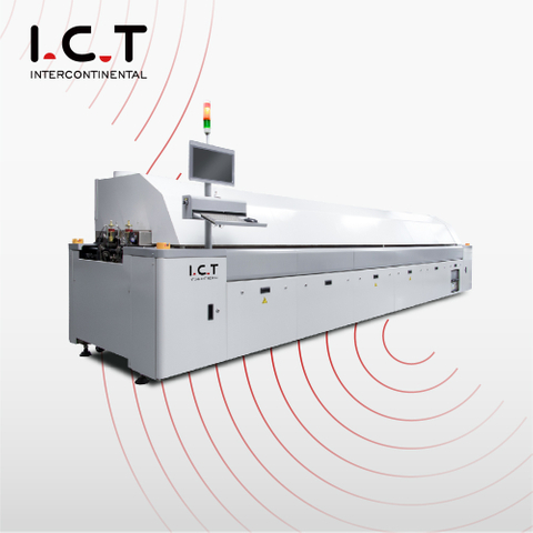 I.C.T |PCB Lehimleme için Kurşunsuz Sıcak Hava Yeniden Akış Fırını