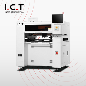 I.C.T | LED Işık Yapma PCB Montaj Makinesi Talaş Yerleştirme SMD Alma ve Yerleştirme Reflow Fırın Makinesi
