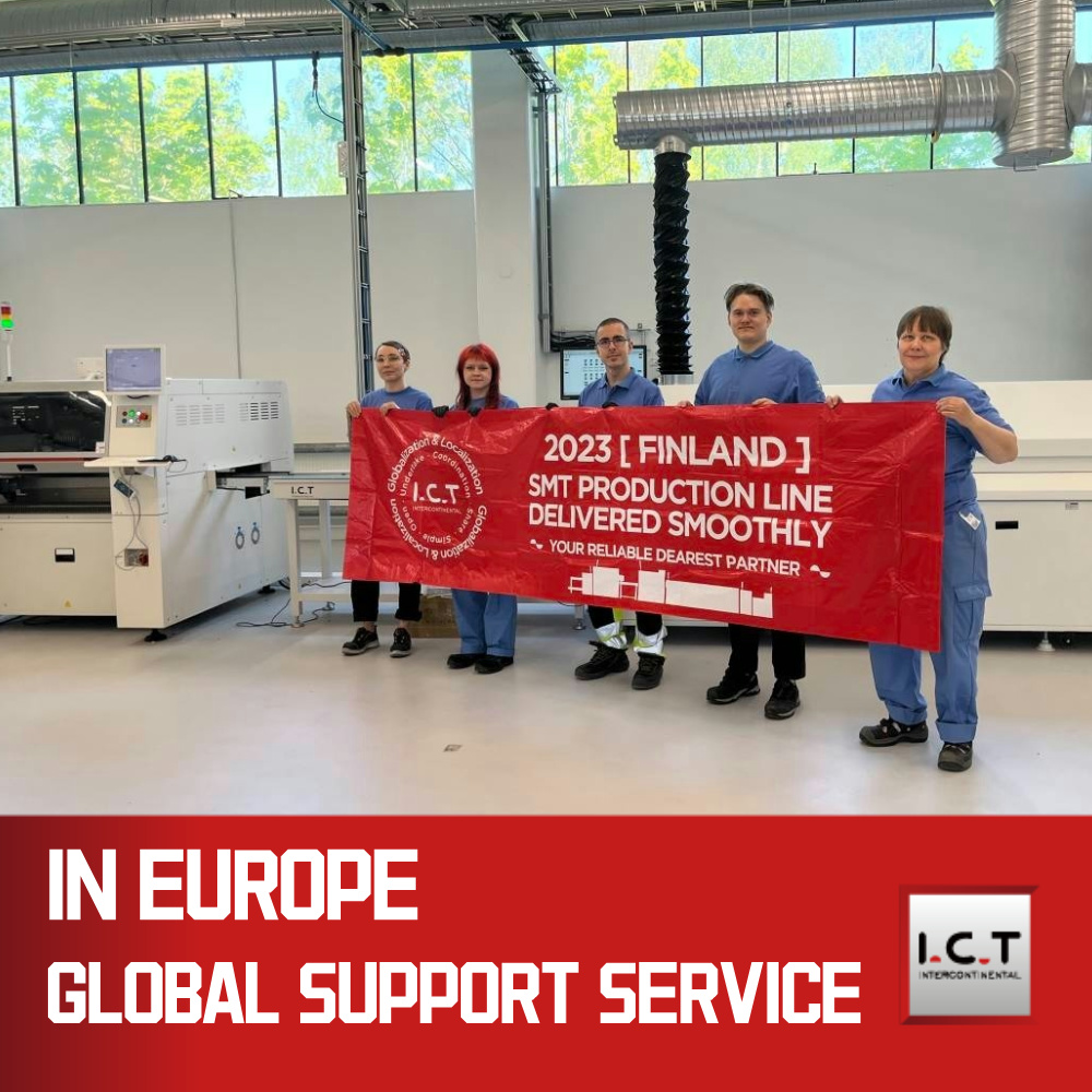 I.C.T | Led Yarı Otomatik SMT lehim pastası şablon yazıcısı