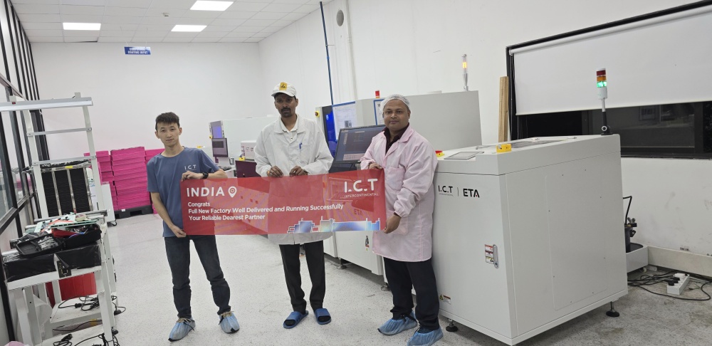 I.C.T SMT Hindistan'daki hat makinesi