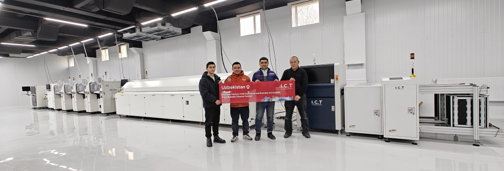 &Ouml;zbekistan'da I.C.T SMT ve DIP Hattı Teknik Desteği