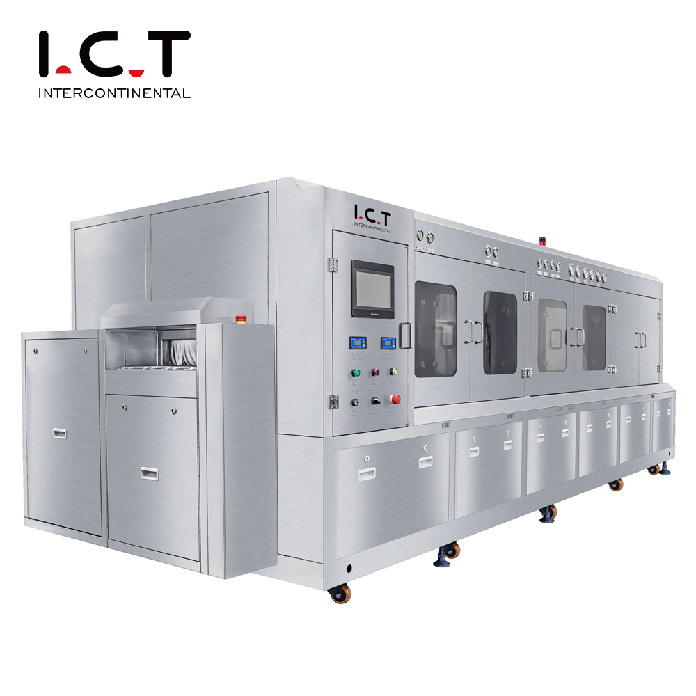 I.C.T-6300 |SMT Otomatik PCBA Çevrimiçi Temizleme Makinesi 