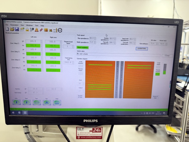 I.C.T Meksika'da dikey kürleme fırını için denizde destek 1