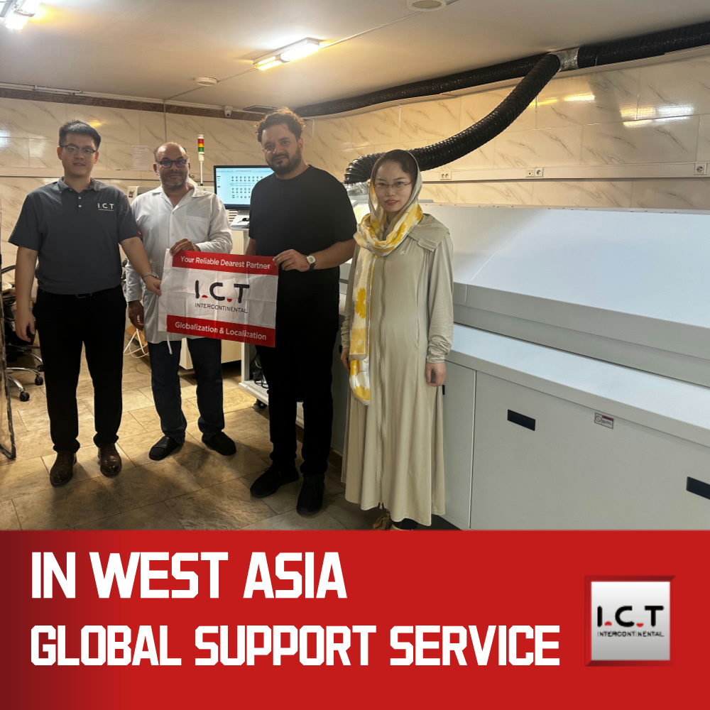 I.C.T | 9 Bölgeli SMT Kızılötesi Reflow Fırın SMT Montaj Makinesi Fiyatı