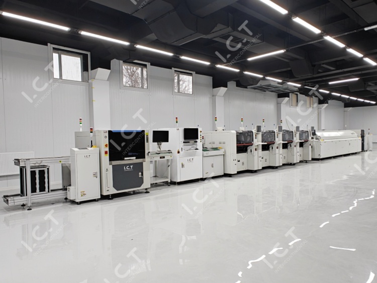 &Ouml;zbekistan'da I.C.T SMT &Uuml;retim Hattı