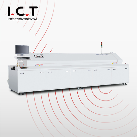 I.C.T |Lehim konveyör Konveksiyonlu Reflow Fırın E-therm Smt Reflow Lehimleme Makinesi