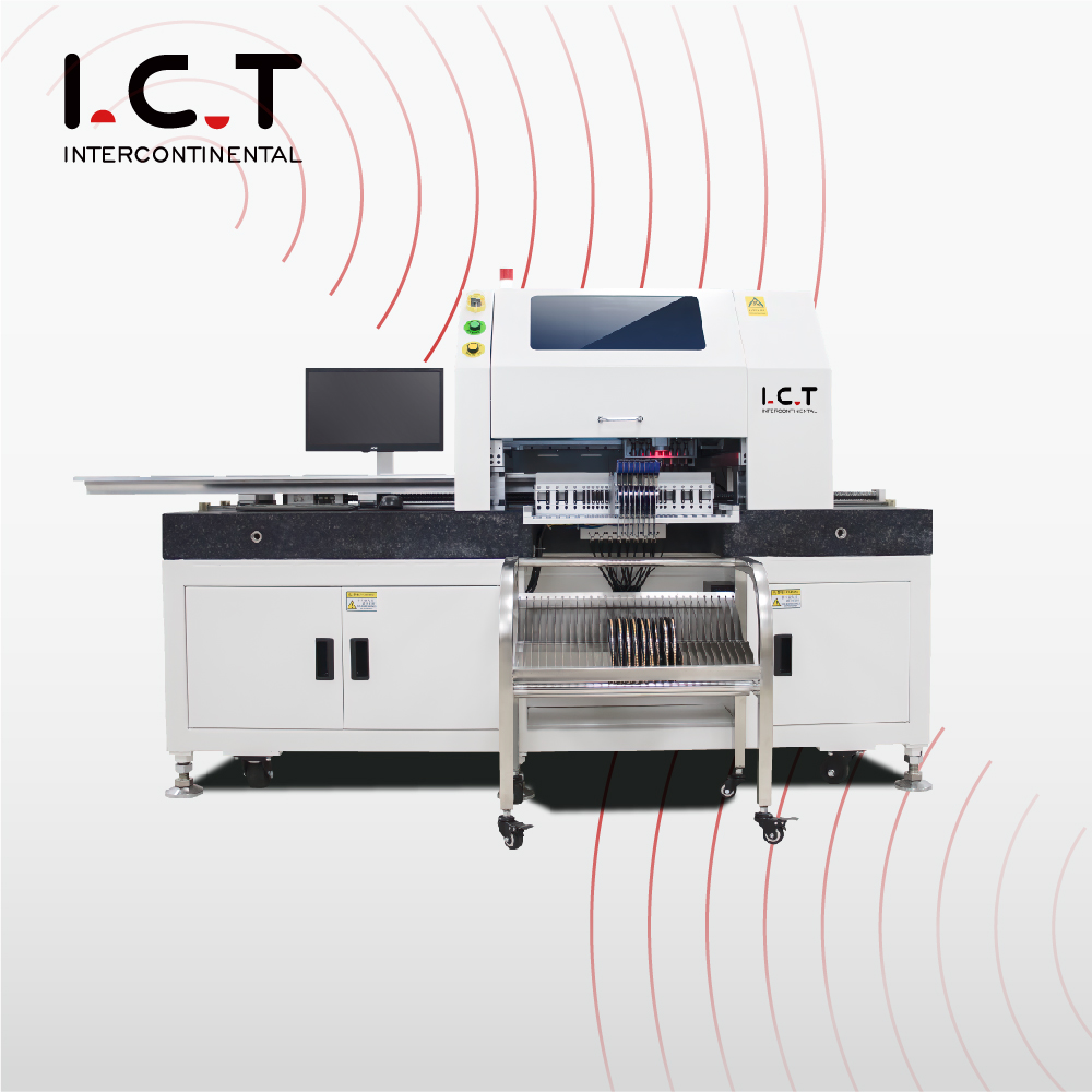 I.C.T | LED Chip Mounter Hat İçi SMD 8 kafalı 66 besleyicili Montaj Alma ve Yerleştirme Makinesi