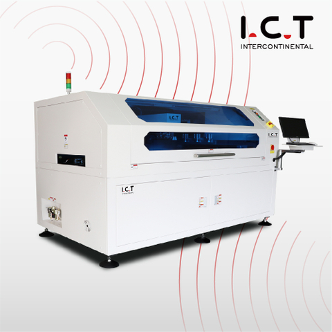 ICT SMT PCB Tam Otomatik Lehim Pastası Stencil Yazıcı Makinesi