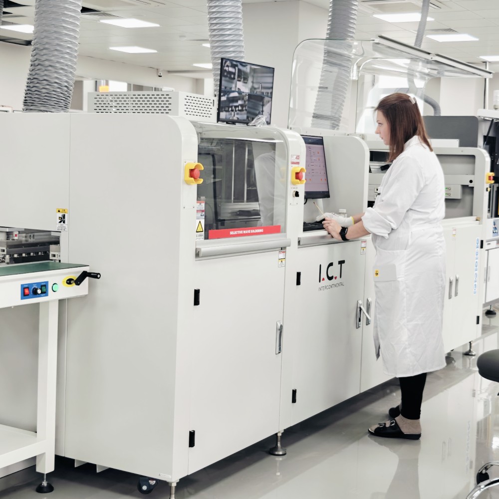 I.C.T-SS430 | DIP Seçici Dalga Lehimleme Makinesi