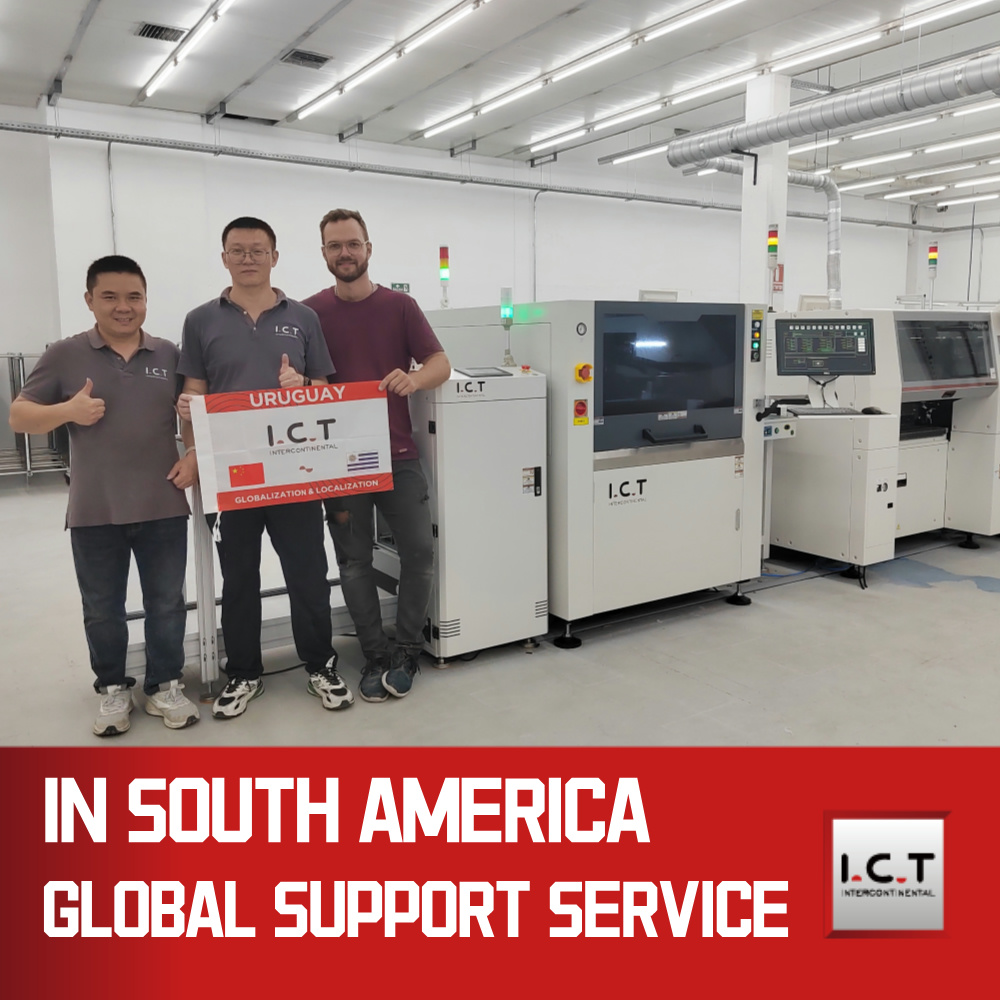 I.C.T | Tam Smt Lehim Pastası Led Işık Otomatik Otomatik Pcb Lehim Yazıcı Makinesi