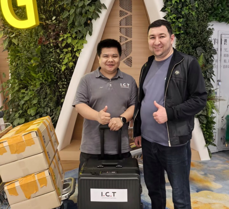 I.C.T M&uuml;hendis, SMT &Uuml;retim Hattı Kurulumu İ&ccedil;in &Ouml;zbekistan'a Geldi