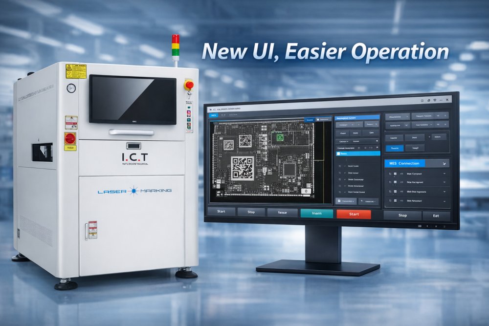 SMT lazer markalama makinesi