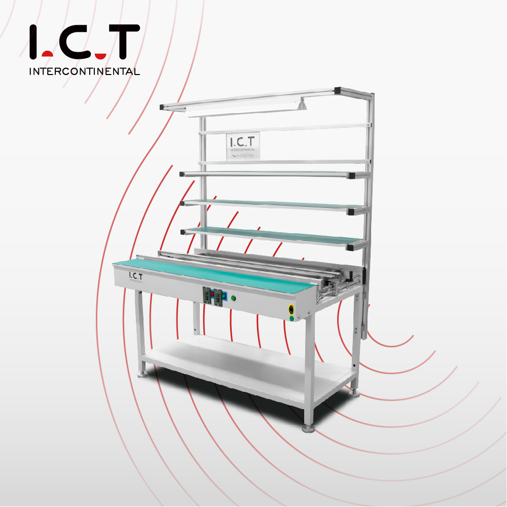 I.C.T CS-1500 | Üst düzey SMT PCB inceleme konveyör 