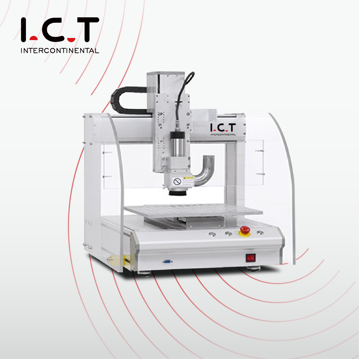 I.C.T |PCB Yönlendirici Ayırıcı Makinası Smt Cnc Kesim Makinası 0.6-1.5mm