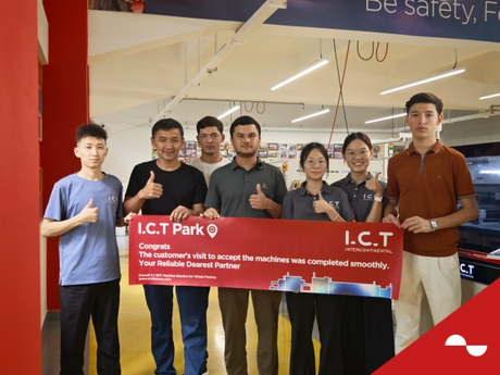 Uzbekistan Customer Completed Training And Acceptance at I.C.T.jpg