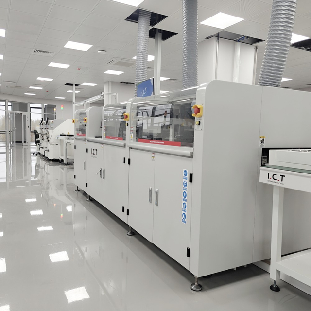 I.C.T-SS550 | Tam Otomatik Çevrimiçi Seçici Dalga Lehimleme Makinesi 