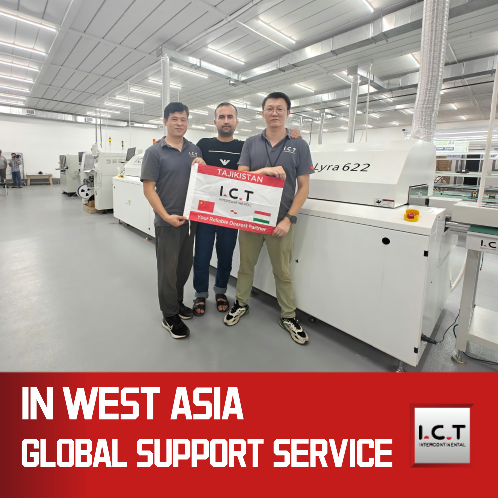 I.C.T | SMT 8 Isıtma Bölgeli Reflow Lehimleme Fırını Fiyatı