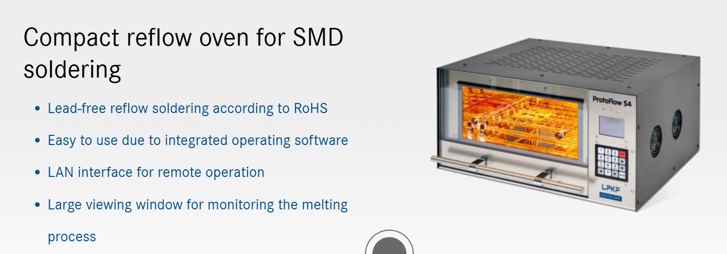 LPKF ProtoFlow S Reflow Lehimleme Makinesi