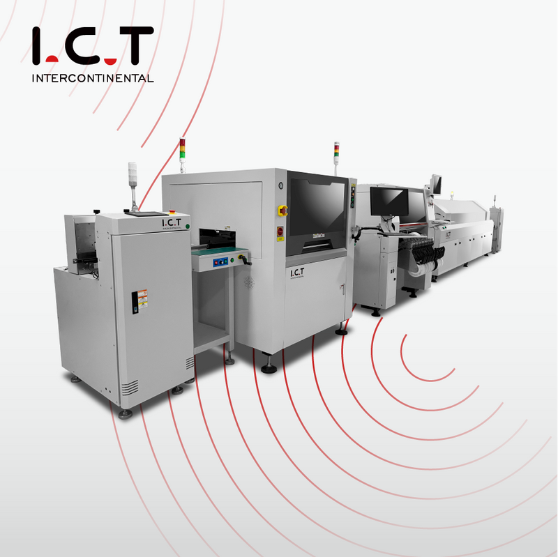 I.C.T |PCBA SMT PCB Montajı için Üretim Hattı