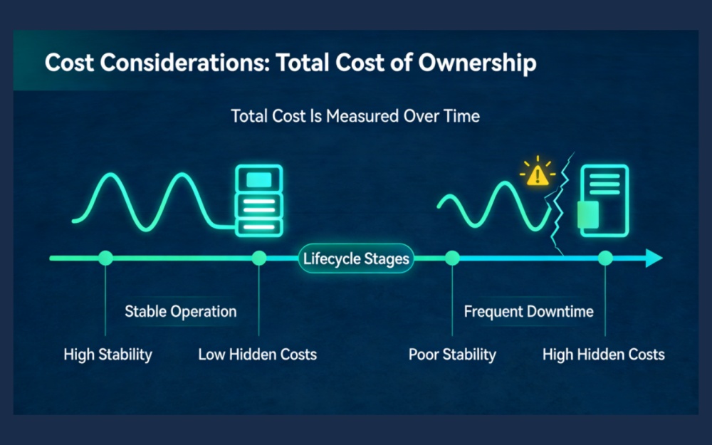 Toplam Maliyet Zaman İ&ccedil;inde &Ouml;l&ccedil;&uuml;l&uuml;r