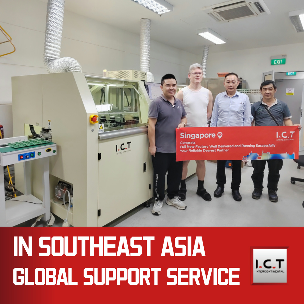 I.C.T-SS530 | Satır içi seçici dalga lehimleme makinesi