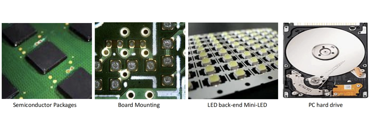 Y&uuml;ksek Hassasiyetli Lehim Pastası Jet Dağıtım Makinesi Uygulaması