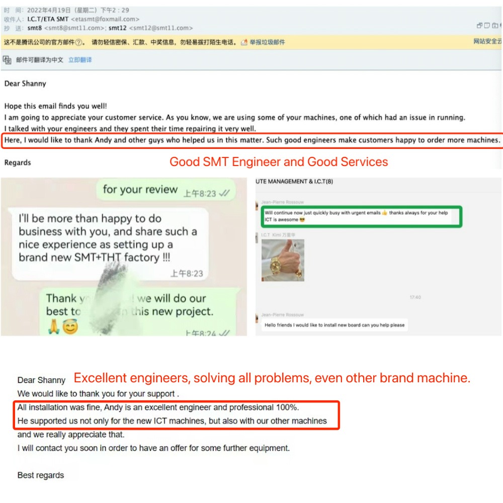 I.C.T | PCB SMD SMT şablon yazıcı 1,2 Metre Serigrafi Baskı Makinesi