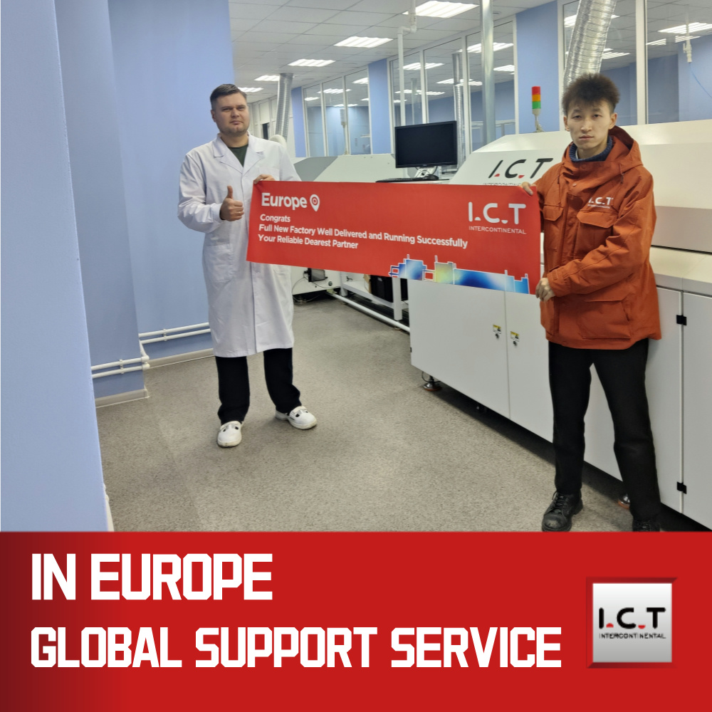 I.C.T | 5 Bölge 6 Bölge 8 Bölge 12 Bölgeli Yüksek Kaliteli Reflow Fırın