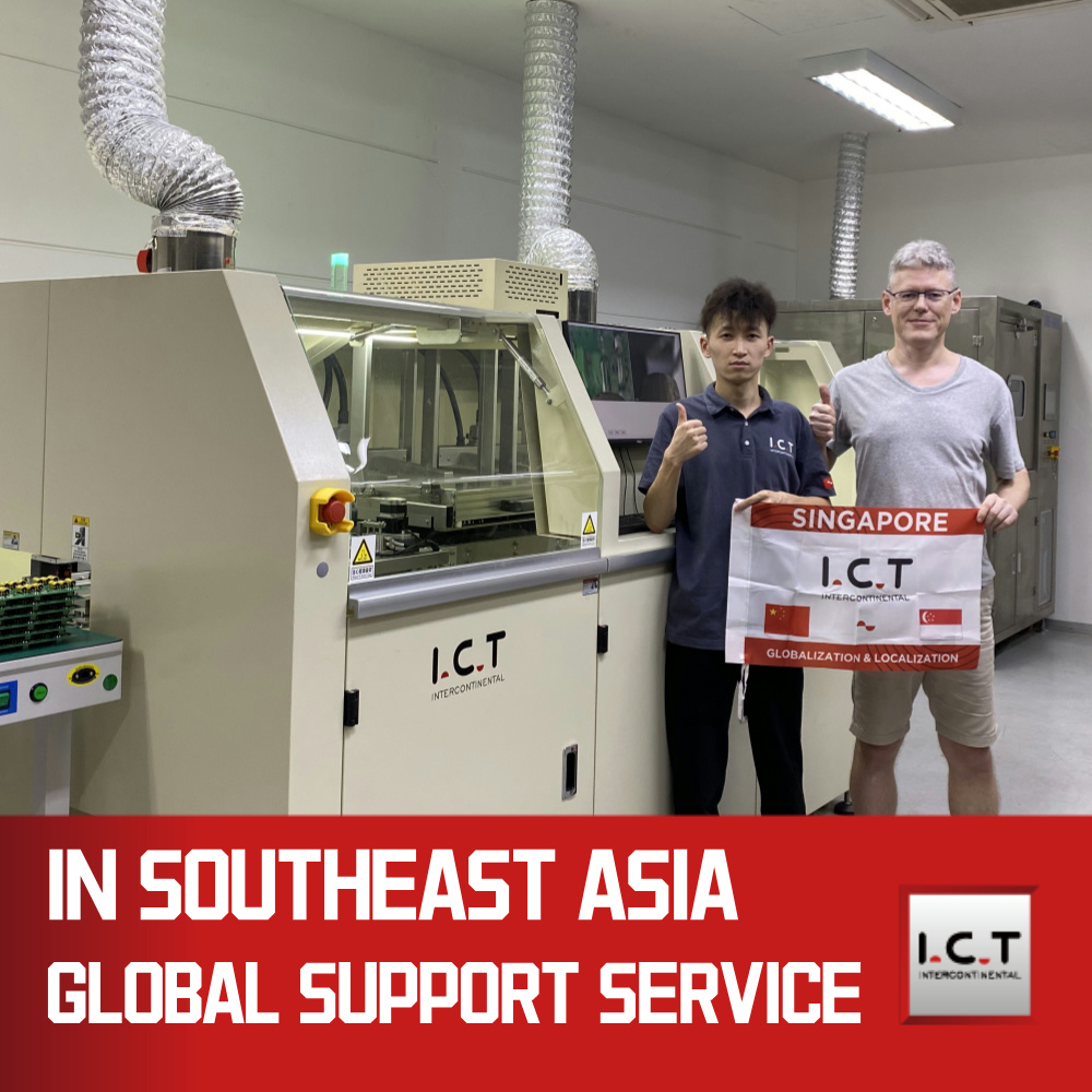 I.C.T | PCBA Otomatik Seçici Dalga Lehimleme Makinesi Hızlı Seçici Dalga