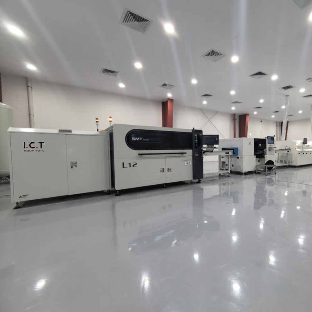  I.C.T-1500丨SMT Otomatik PCB stensil Yazıcı Makinesi
