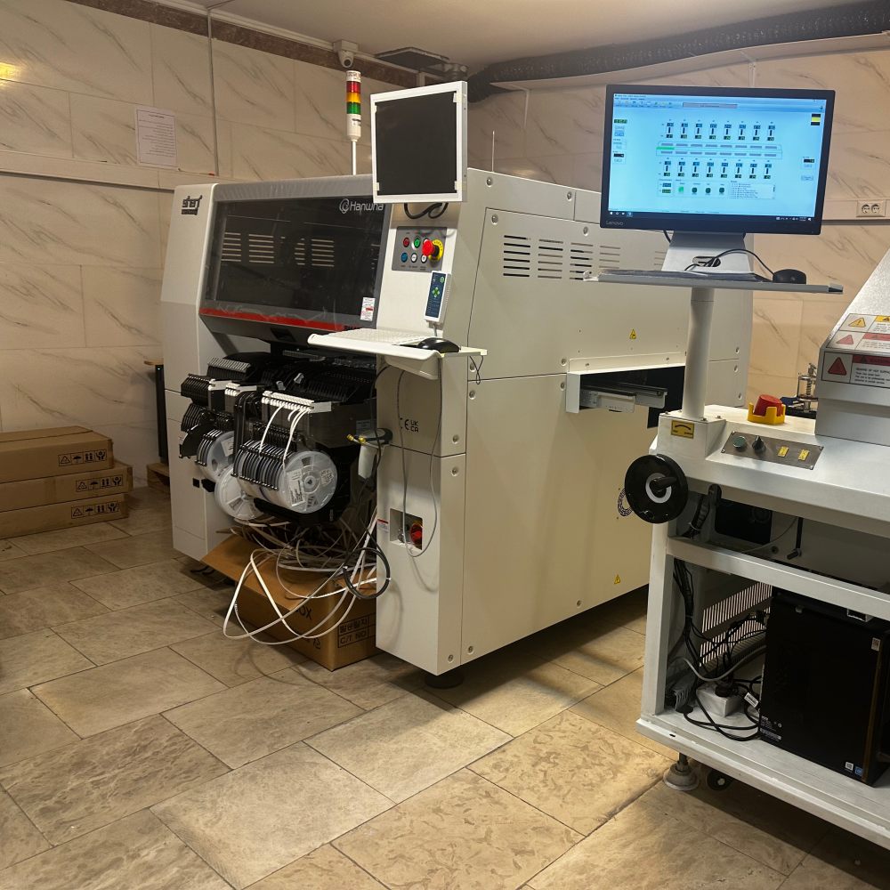 SM485 | Samsung Otomatik Nozul Alma ve Yerleştirme Smt Montaj Makinesi Smd