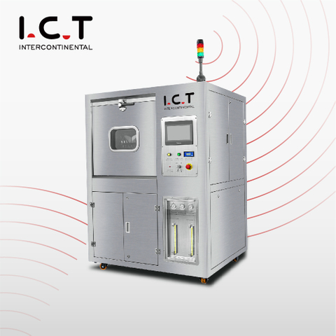 I.C.T Çin Lideri SMT Elektrikli Süpürge PCB Tahta Temizleme Makinesi 