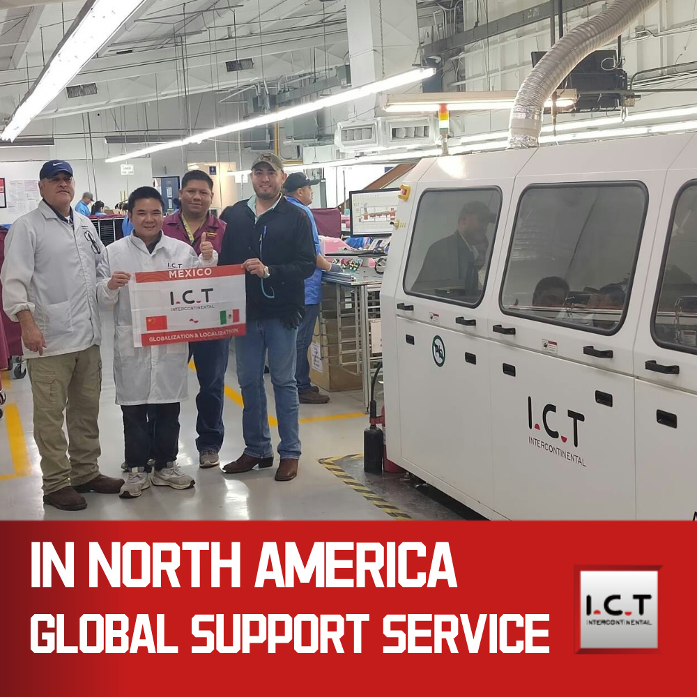 I.C.T | DIP Lehimleme Makinesi Yarı Otomatik Masaüstü PCB Dalga Lehimleme Makinesi