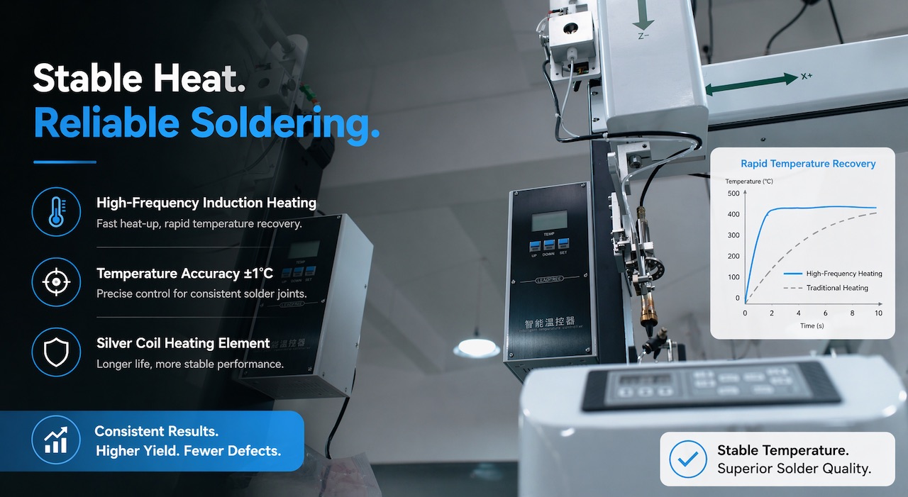 1-2 Stable Heat Reliable Soldering 1-2 Kararlı Isı Güvenilir Lehimleme