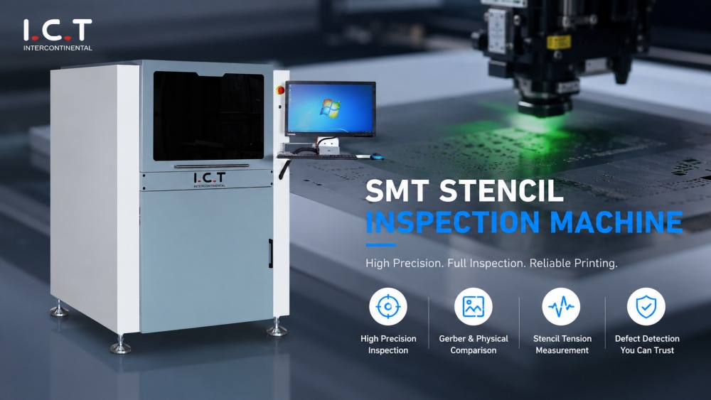 smt stencil inspection machine smt şablon inceleme makinesi