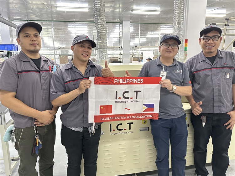 I.C.T Filipinler'deki Dalga Lehimleme Makinesi için Küresel Teknik Destek 01